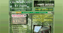 Desktop Screenshot of crownpointrvpark.com